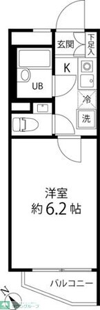 カルチェブラン恵比寿の物件間取画像